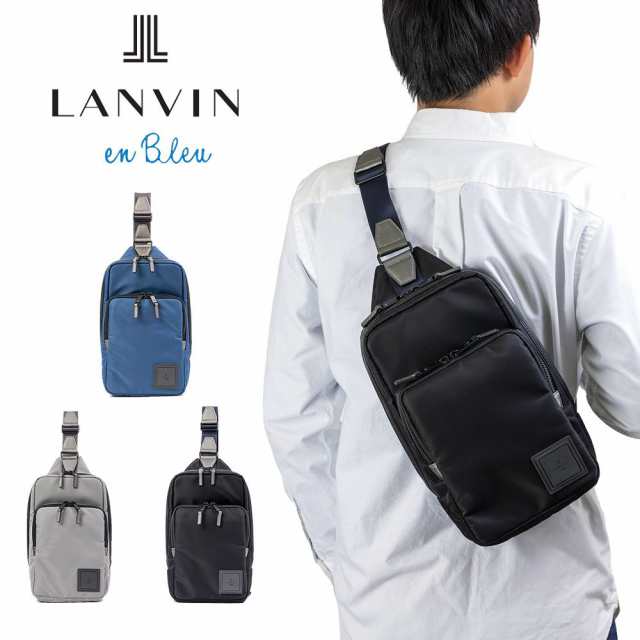 ランバン オン ブルー ボディバッグ LANVIN en Bleu ショート メンズ