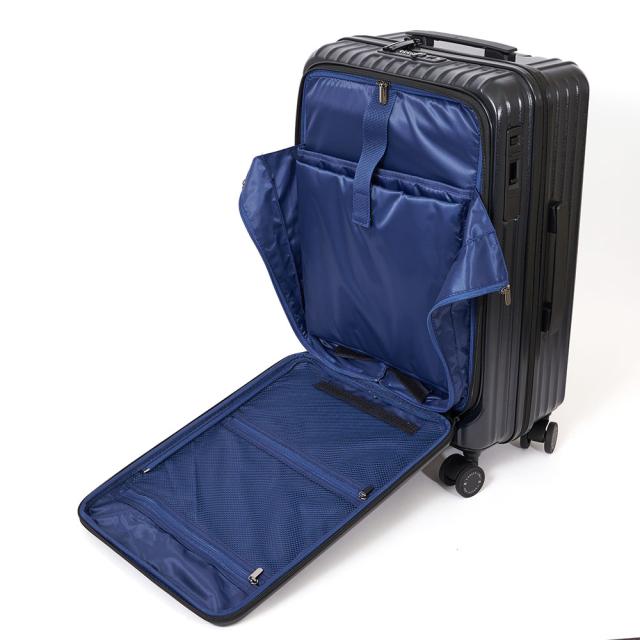 定価33000円　ランバンオンブルー　キャリーケース 54ℓ スーツケース ランバン オン ブルー スーツケース LANVIN en Bleu フロントオープン