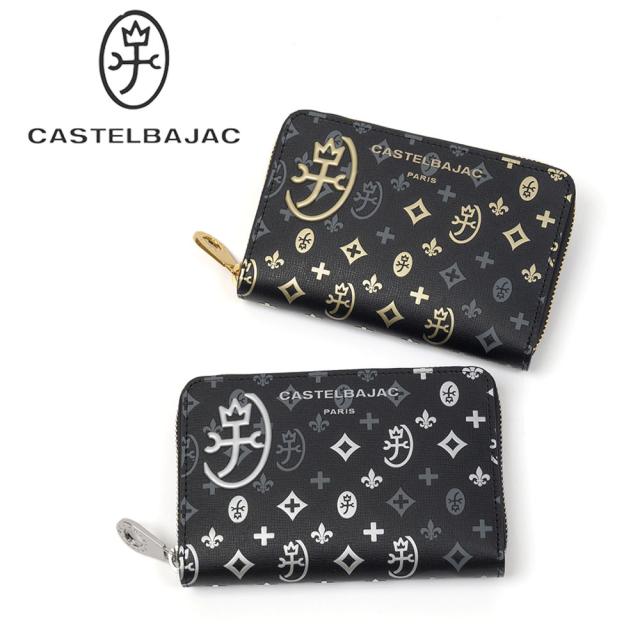 カステルバジャック 財布 ミドルウォレット 縦型 ラウンドファスナー メンズ レディース マドレーヌ CASTELBAJAC 長財布 小さめ バジャック 本革 革 レザー 2つ折り ミドル財布 人気 ブランド 大容量 65632