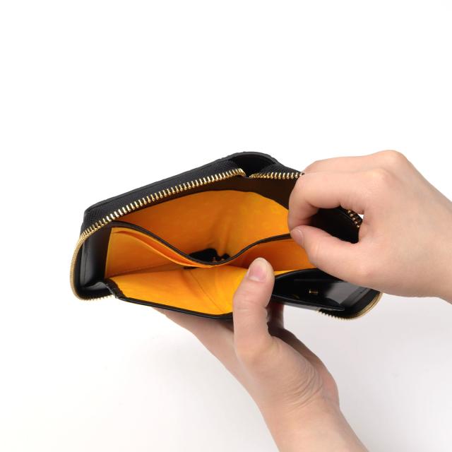 カステルバジャック 財布 ミドルウォレット 縦型 ラウンドファスナー メンズ レディース マドレーヌ CASTELBAJAC 長財布 小さめ バジャック 本革 革 レザー 2つ折り ミドル財布 人気 ブランド 大容量 65632_11