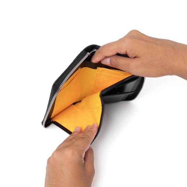 カステルバジャック 財布 ミドルウォレット ラウンドファスナー メンズ レディース ヴェルサ CASTELBAJAC 二つ折り財布 2つ折り財布 折りたたみ バジャック 本革 革 レザー 長財布 人気 ブランド 大容量 67622_4