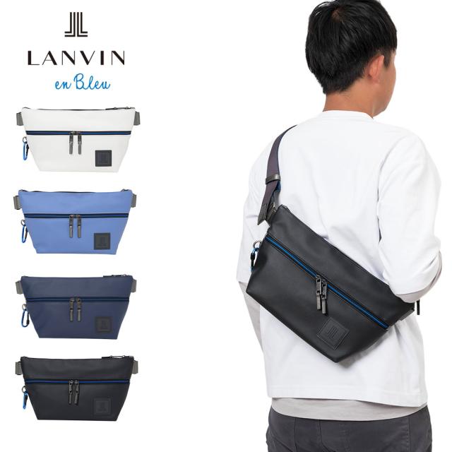 ランバン オン ブルー ボディバッグ ウエストバッグ LANVIN en Bleu クレンズ メンズ レディース ブランド 大人 おしゃれ 人気 スマート ショルダーバッグ ワンショルダーバッグ 斜め掛けバッグ 502911
