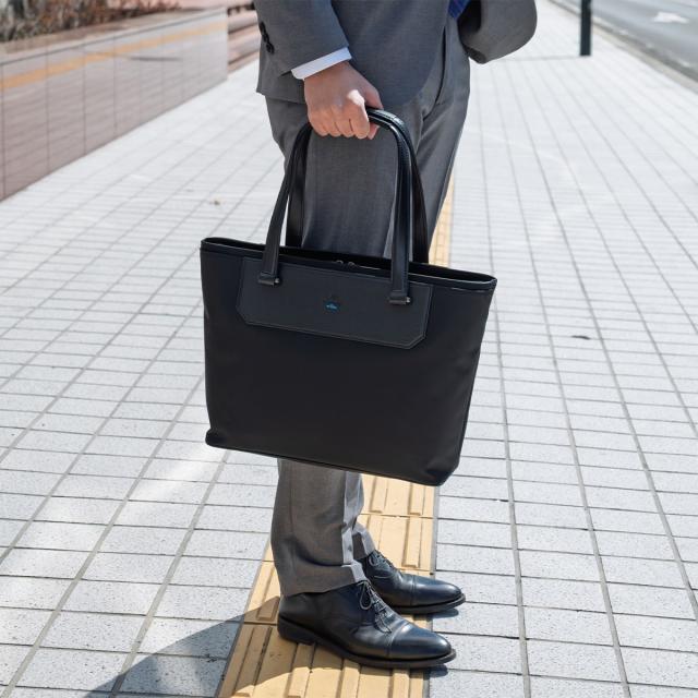 ランバン オンブルー トートバッグ ビジネストート LANVIN en Bleu ビジネスバッグ トート リッパー メンズ レディース A4 ビジネス カジュアル 軽量 撥水 撥水加工 スリム 通勤 出張 仕事 ブランド おしゃれ 517711_1