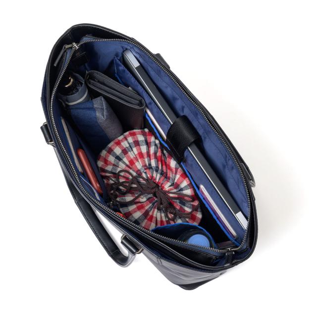 ランバン オンブルー トートバッグ ビジネストート LANVIN en Bleu ビジネスバッグ トート リッパー メンズ レディース A4 ビジネス カジュアル 軽量 撥水 撥水加工 スリム 通勤 出張 仕事 ブランド おしゃれ 517711_12