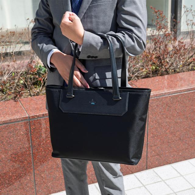 ランバン オンブルー トートバッグ ビジネストート LANVIN en Bleu ビジネスバッグ トート リッパー メンズ レディース A4 ビジネス カジュアル 軽量 撥水 撥水加工 スリム 通勤 出張 仕事 ブランド おしゃれ 517711_3