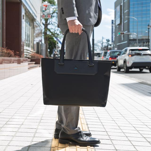 ランバン オンブルー トートバッグ ビジネストート LANVIN en Bleu