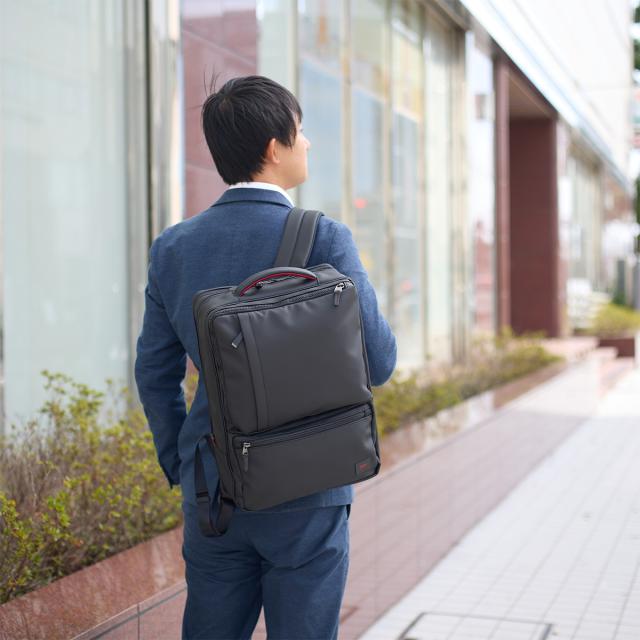 タケオキクチ ビジネスリュック バッグ 2ルーム TK ゼファー TAKEO KIKUCHI 撥水 リュック バックパック B4 A4 メンズ 通勤 出張 ビジネスバック 大容量 軽量 スマート キクチタケオ 704732_2