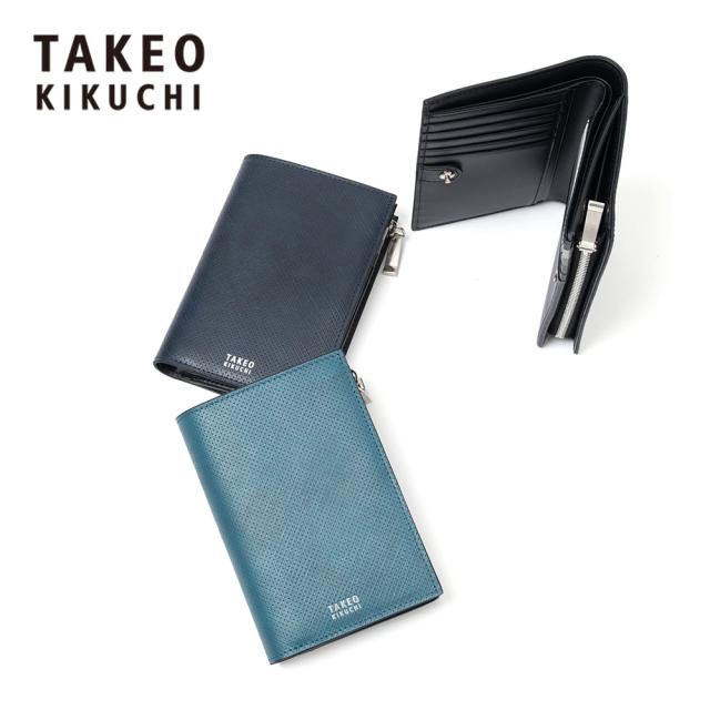 タケオキクチ 二つ折り財布 財布 ミドルウォレット TAKEO KIKUCHI オルフェーノ 二つ折り レザー メンズ レディース 小物 大容量 ブランド サイフ 人気 折りたたみ 革 本革 752605