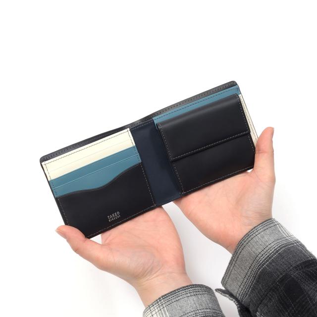 タケオキクチ 財布 二つ折り財布 TAKEO KIKUCHI 二つ折り マルゴ2 レザー メンズ レディース 小物 コンパクト ミニ財布 ブランド 人気 革 本革 キクチタケオ 780613_8