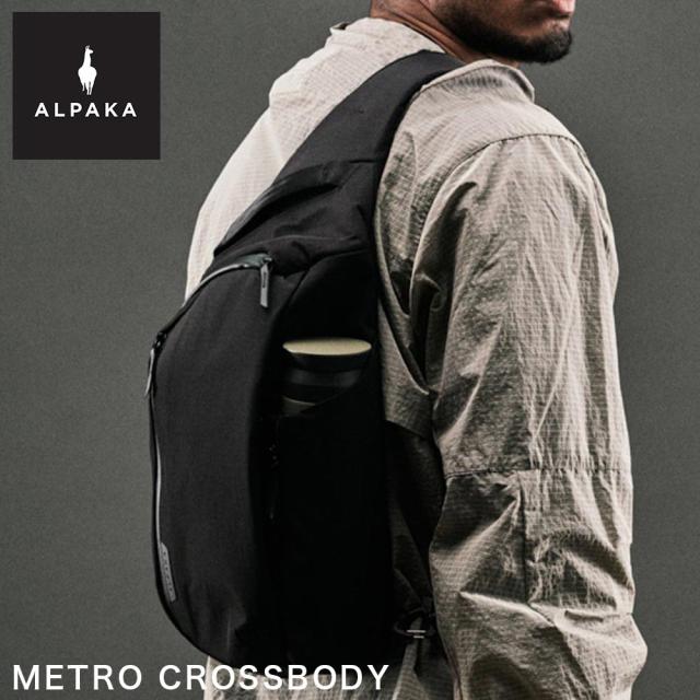 アルパカ ボディバッグ スリングバッグ バッグ ALPAKA 10L メンズ ショルダーバッグ 斜めがけ シンプル 大容量 大きめ METRO CROSSBODY