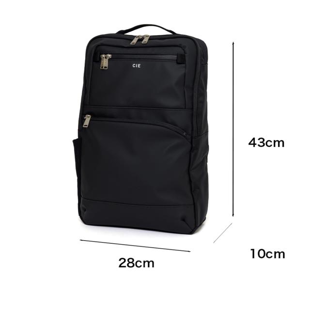 CIE バックパック リュック シー VARIOUS SQUARE BACKPACK -01 約10L 13inch対応 メンズ レディース 通勤 通勤バッグ 通学 デイリー ブランド 評判 人気 防水 撥水 軽量 軽い おすすめ 正規品 日本製 021826