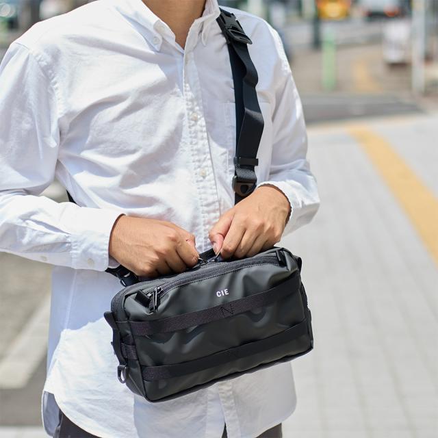 CIE ショルダーバッグ ボディバッグ バッグ シー GRID3 2WAY SLING BAG スリングバッグ メンズ レディース 斜めがけ 斜め掛け ブランド 評判 人気 防水 撥水 おすすめ 正規品 日本製 グリッド3 032057