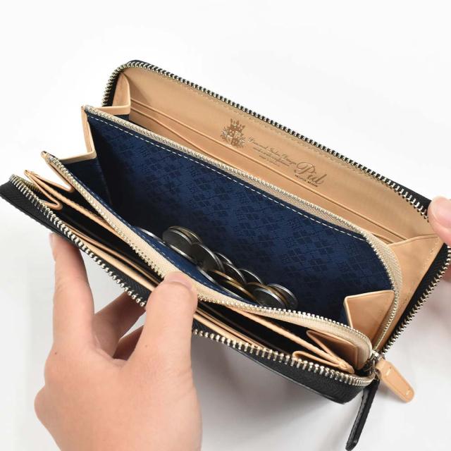 pid コードバン財布　長財布　馬革　ピーアイディー PID 財布 長財布 ラウンドファスナー ピーアイディー コードバン 本革