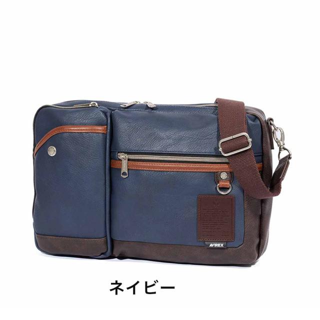 アビレックス ショルダーバッグ ボディバッグ 2WAY AVIREX バッグ 合皮