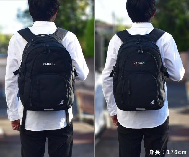 カンゴール リュック KANGOL 29L レディース メンズ 通学 通学リュック リュックサック バックパック バッグ バック スポーツリュック 人気 ブランド おしゃれ 男子 女子 女子高生 大容量 レインカバー付き 250-1520 22sc_3