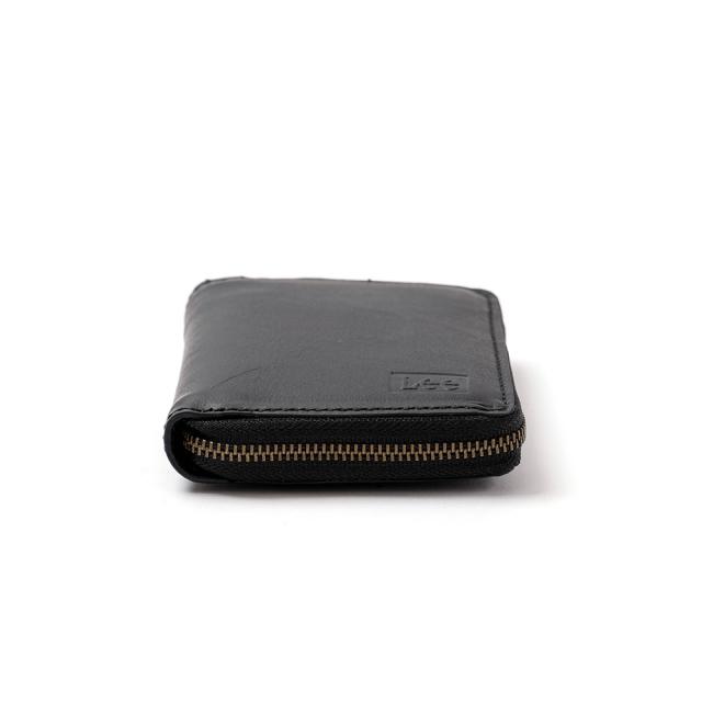 Lee 二つ折り Lファスナーミドルサイズ 320-1922 ブラック Lee リー ミドルウォレット 財布 二つ折り メンズ レディース 二