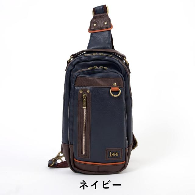 Lee リー ボディバッグ メンズ レディース ブランド ワンショルダー ショルダーバッグ ボディーバッグ ボディバック 斜め掛けバッグ 斜めがけバッグ 男女兼用 人気 かっこいい シンプル おしゃれ 大人 320-3150_12