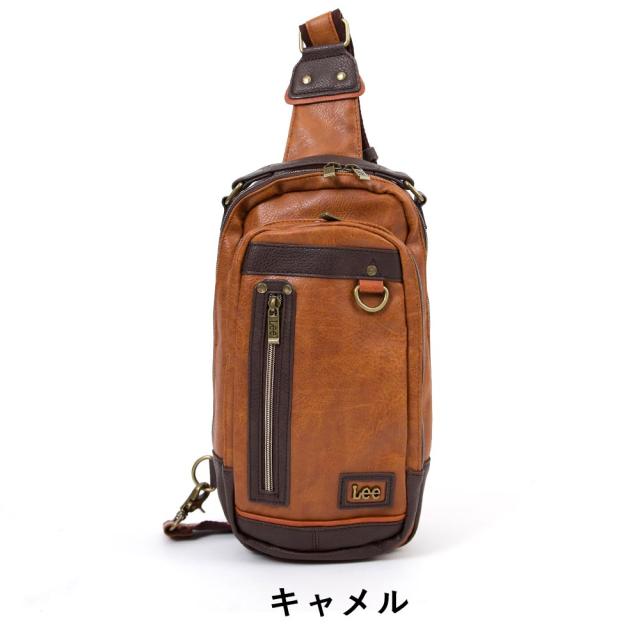 Lee リー ボディバッグ メンズ レディース ブランド ワンショルダー ショルダーバッグ ボディーバッグ ボディバック 斜め掛けバッグ 斜めがけバッグ 男女兼用 人気 かっこいい シンプル おしゃれ 大人 320-3150_13