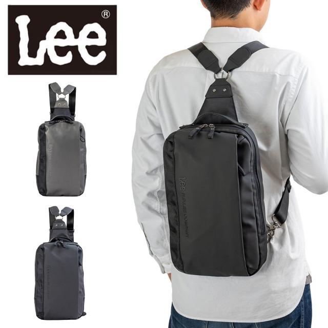 Lee リー ボディバッグ リュック 2WAY 大容量 バッグ メンズ レディース ブランド ワンショルダー ショルダーバッグ リュックサック ボディバック 人気 かっこいい シンプル 大人 320-4021