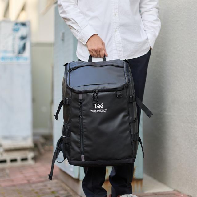 Lee リー リュック 通学 大容量 32L B4 男子 女子 メンズ リュックサック バックパック スポーツリュック 通学リュック ボックスリュック ブランド おしゃれ 中学生 高校生 撥水 320-4920_2