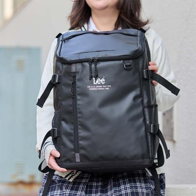 Lee リー リュック 通学 大容量 32L B4 男子 女子 メンズ リュックサック バックパック スポーツリュック 通学リュック ボックスリュック ブランド おしゃれ 中学生 高校生 撥水 320-4920_3