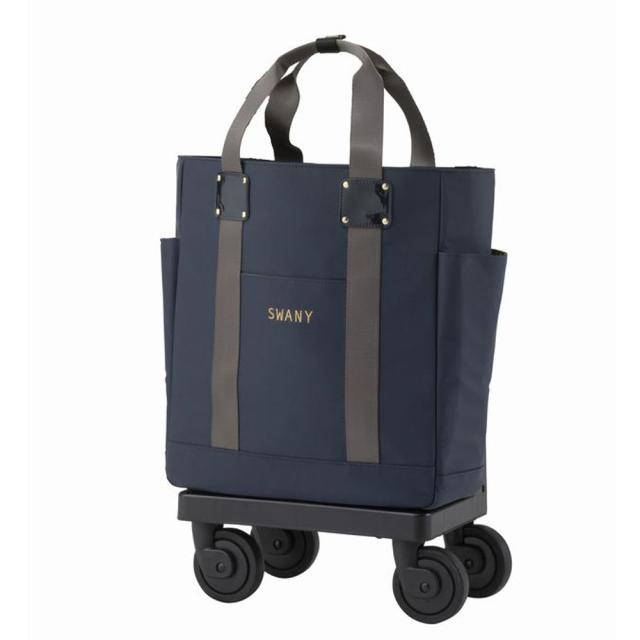 スワニー キャリーバッグ SWANY ブリル M18 Mサイズ ショッピング カート メンズ レディース 男性 女性 4輪 ストッパー付き キャリーケース ソフト 機内持ち込み スワニーバッグ 50代 60代 70代 D-631_5