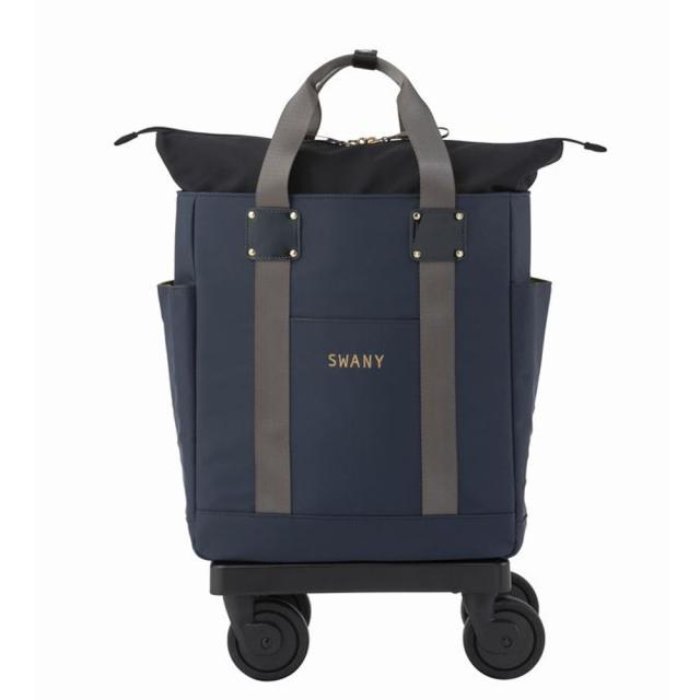 スワニー キャリーバッグ SWANY ブリル M18 Mサイズ ショッピング カート メンズ レディース 男性 女性 4輪 ストッパー付き キャリーケース ソフト 機内持ち込み スワニーバッグ 50代 60代 70代 D-631_6