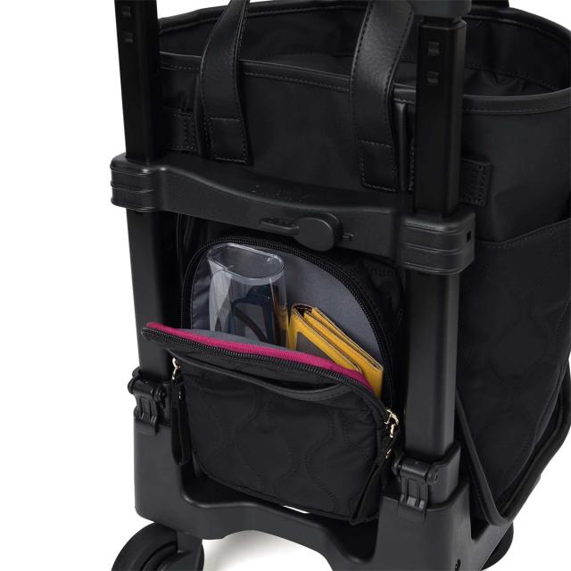 スワニー キャリーバッグ SWANY プーフォ TS18 Sサイズ ショッピング カート 4輪 ストッパー付き 小さめ 小さい キャリーケース ソフト 機内持ち込み スワニーバッグ 50代 60代 70代 D-676_13