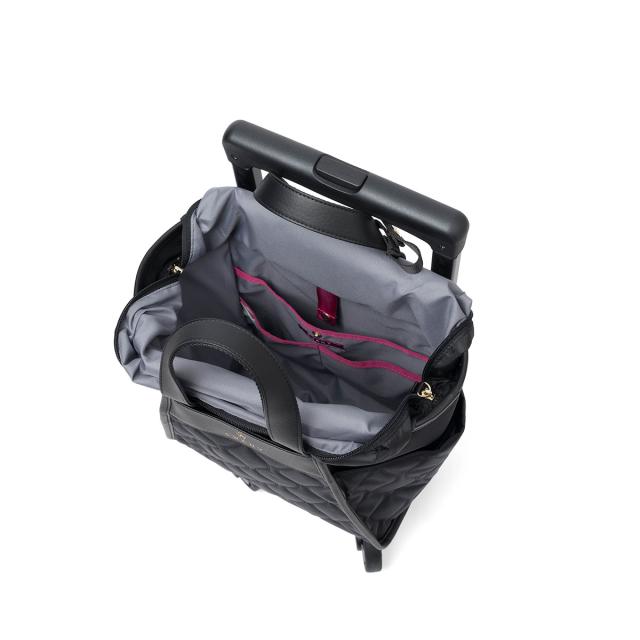 スワニー キャリーバッグ SWANY プーフォ TS18 Sサイズ ショッピング カート 4輪 ストッパー付き 小さめ 小さい キャリーケース ソフト 機内持ち込み スワニーバッグ 50代 60代 70代 D-676_14