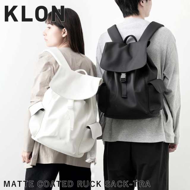 KLON リュック クローン メンズ レディース MATTE COATED RUCK SACK TRA 18L バックパック リュックサック 通学 通勤 撥水 おしゃれ ブラ