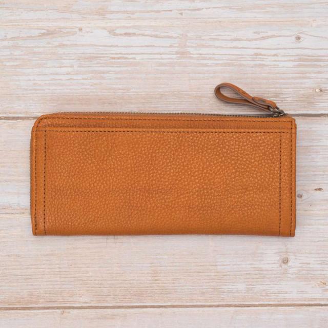 Dakota ダコタ/二つ折り長財布/ライトブラウン/レザー/Aランク/63 ダコタ Dakota L字ファスナー長財布 アニマーレ 30193 ベージュ グリーン マスタード 天然革 経年劣化 メンズ レディース  ポイント10倍 送料無料 誕生日プレゼント ギフト プレゼント ラッピング無料