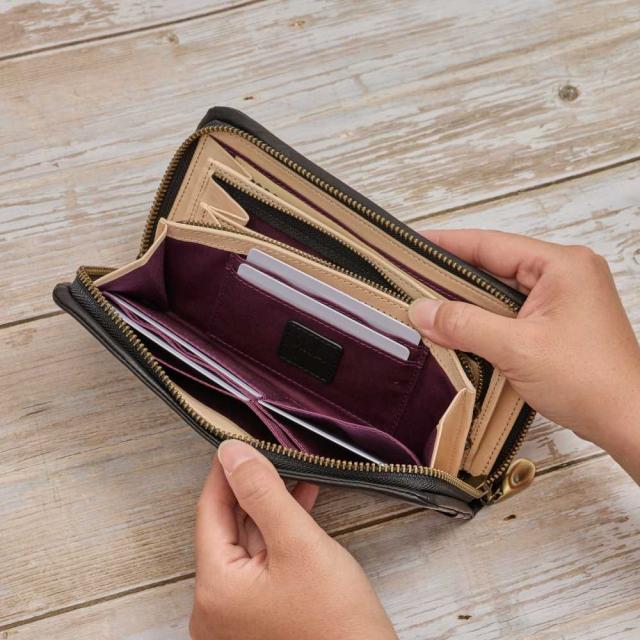 シビラ 財布 sybilla 長財布 ラウンドファスナー ファスナー オリガミ