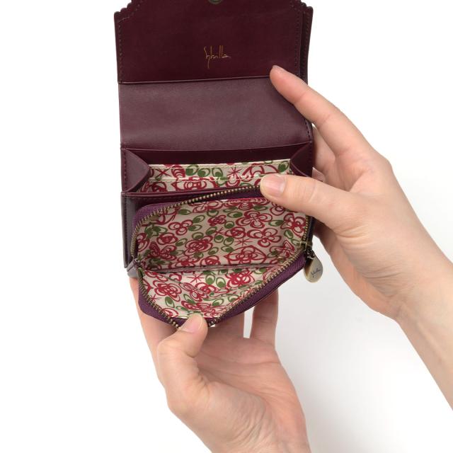 シビラ 財布 二つ折り財布 かぶせ sybilla 二つ折り 折り財布