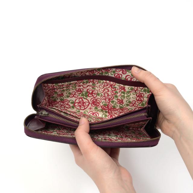 シビラ 長財布 sybilla 財布 ラウンドファスナー カデネータ