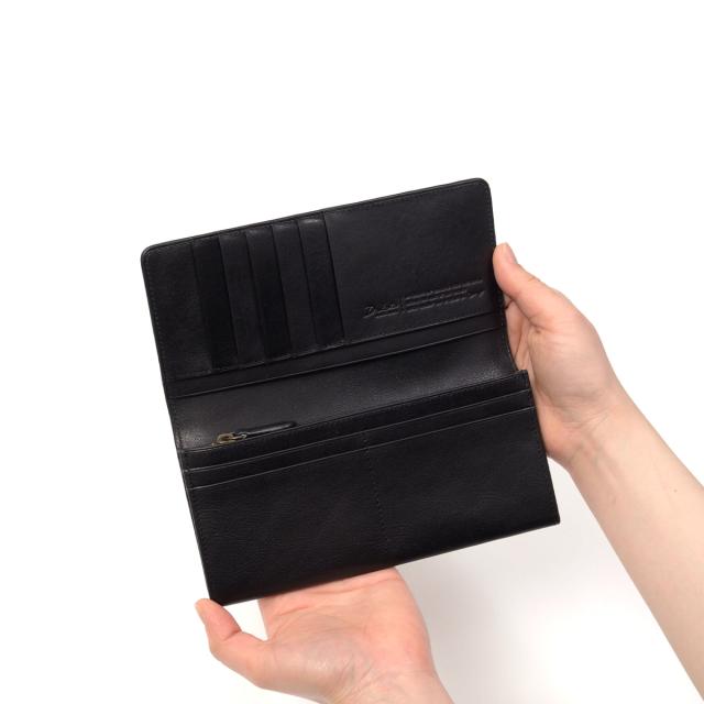 ダコタ Dakota 長財布 かぶせ型 薄い メンズ エティカ 財布 本革 大容量 レザー 小銭入れあり ブランド ブラック 黒 グリーン 緑 Dakota BLACK LABEL ダコタブラックレーベル 0620322_6