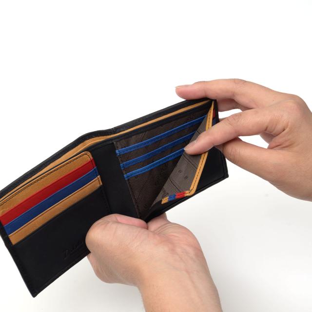 ダコタ 財布 Dakota 二つ折り財布 純札 札入れ 小銭入れなし メンズ