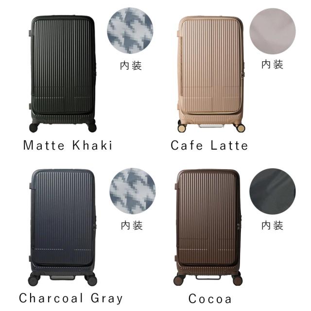 正規品 イノベーター スーツケース innovator 75L Mサイズ ドアオープン 4泊 5泊 6泊 軽量 キャリーケース キャリーバッグ ストッパー付き おしゃれ 軽い 大容量 修学旅行 旅行 出張 INV650DOOR_14