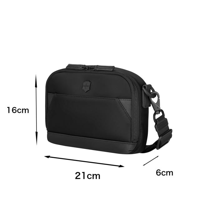 ビクトリノックス ショルダーバッグ VICTORINOX 2L アロックス ネロ コンパクト クロスボディバッグ ショルダーバッグ ビジネス バッグ メンズ 斜め掛け 斜めがけ 小さめ 小さい ブランド 612768_10
