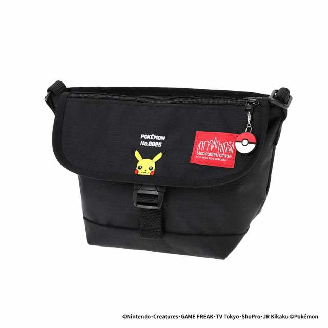 マンハッタンポーテージ ポケモン ピカチュウ ショルダーバッグ メッセンジャー ポケットモンスター Manhattan Portage ショルダー バック 2024 Nylon Messenger Bag Flap Zipper Pocket Pokemon Pikachu MP1603FZP