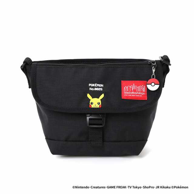 マンハッタンポーテージ ポケモン ピカチュウ ショルダーバッグ メッセンジャー ポケットモンスター Manhattan Portage ショルダー バック 2024 Nylon Messenger Bag Flap Zipper Pocket Pokemon Pikachu MP1603FZP