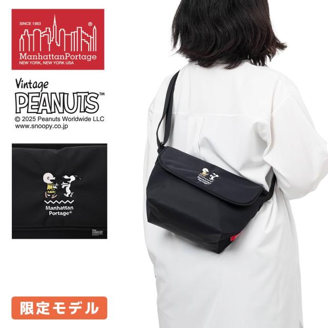 マンハッタンポーテージ ショルダーバッグ スヌーピー ピーナッツ 2025 ショルダー バッグ Manhattan Portage PEANUTS メンズ レディース MP1603BPDMGNTPNS25