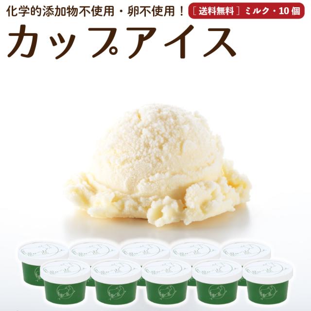 母の日  ギフト ミルク アイスクリーム 10個 送料無料 無添加 詰め合わせ スイーツ 卵不使用 プレゼント お取り寄せ ［冷凍］の通販は 5,130円
