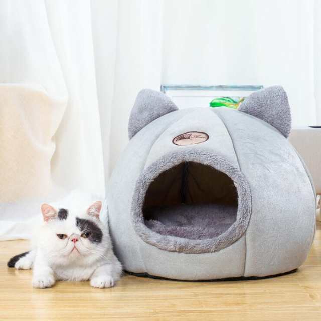 可愛い 春秋冬 猫ベットペット ハウス 犬小屋 ペットシーツ クッション マット 暖かい 猫のベッド ドッグハウス 犬用ベッド 大きいサイズの通販はau Pay マーケット ユニイ