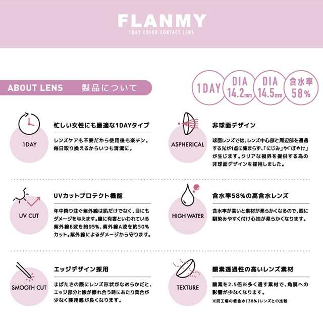 当日発送 カラコン フランミー ワンデー 1箱30枚入 度あり 度なし 14.2mm 14.5mm 佐々木希 FLANMY 1day UVカット  高含水 カラー コンタクの通販はau PAY マーケット - カラコン通販【モアコンタクト】 au PAY マーケット店