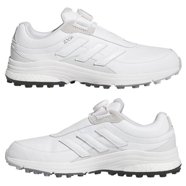 アディダス ゴルフ シューズ 靴 レディース ゴルフシューズ ゾイシア BOA ボア スパイクレス 鋲なし 軽量 ブースト ブランド NSW29 JI4009 adidas golf