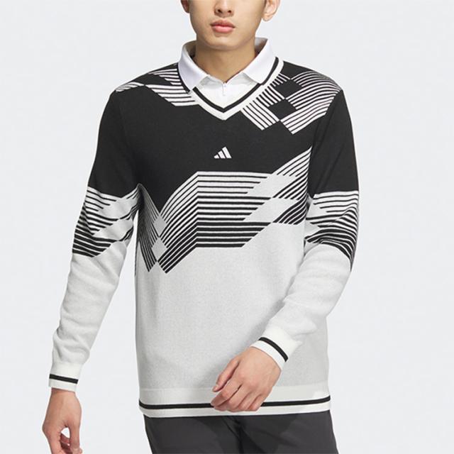 アディダス　adidas　ゴルフセーター　Vネック　刺繍　大きいサイズ　長袖 楽天市場】【50％OFF SALE】アディダス アディダスゴルフ adidas