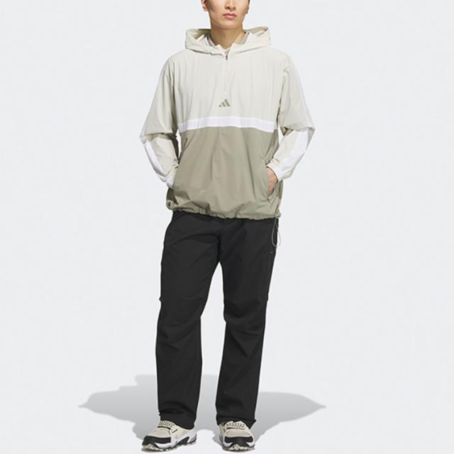 アディダス ゴルフ ジャケット メンズ 長袖 フルジップ フーディー 撥