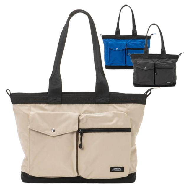 アドミラルゴルフ トートバッグ メンズ レディース バッグ 大容量 収納 ファスナー付き ゴルフバッグ ブランド 無地 ADMZ4BT9 Admiral Golfの通販は