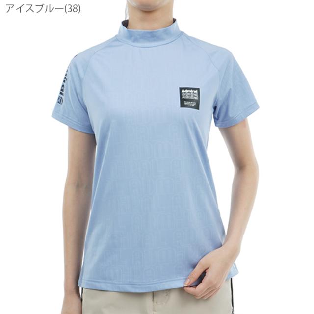 アドミラルゴルフ シャツ レディース モックネック モックシャツ 半袖