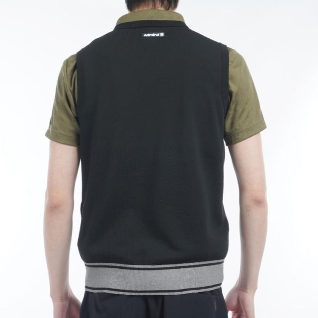 アドミラルゴルフ ベスト メンズ Vネック ウィンドベスト 撥水